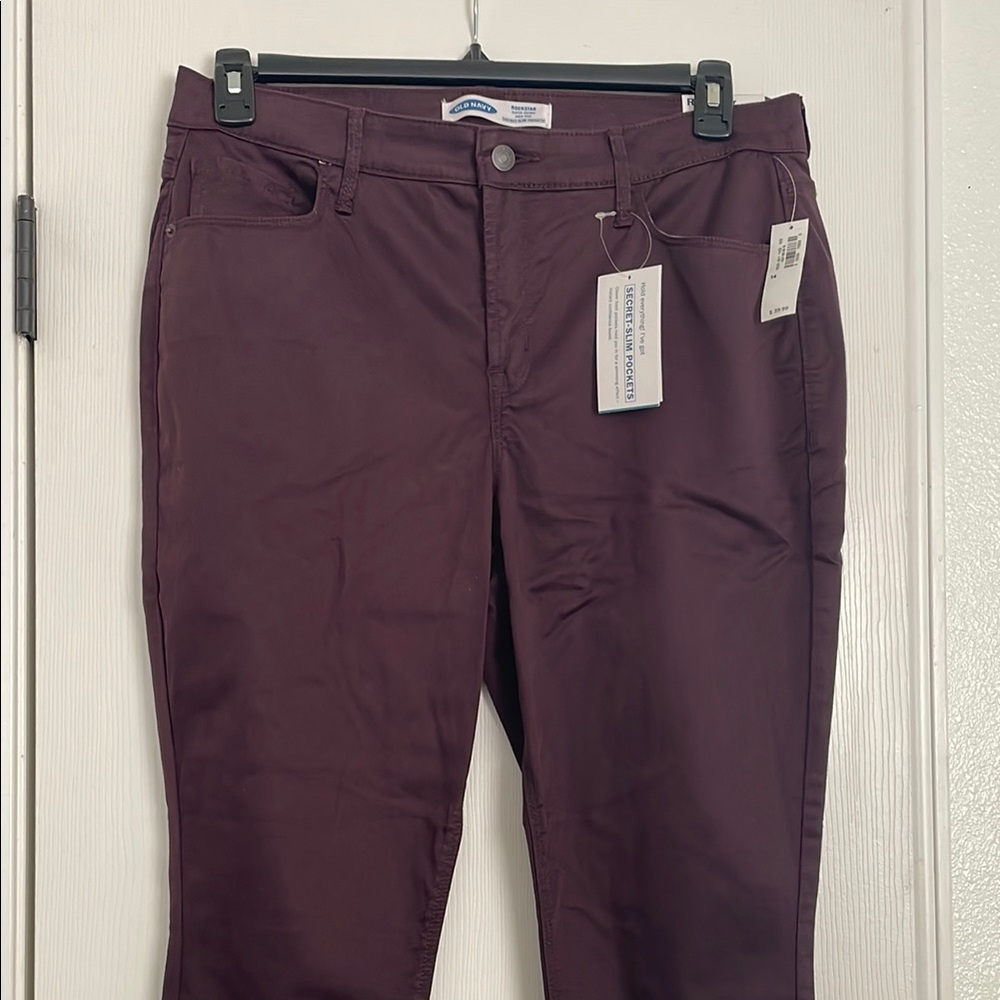 Old Navy Rockstar Skinny Sateen pants